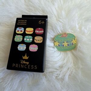 Disney Princess Mystery Macaroon Pin Set Ariel - Green and Gold